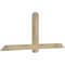 Ekena Millwork Eugene Rough Sawn Timber Gable Bracket, Douglas Fir, 72"W x 30"H x 4"D x 4"F, 10/12 Pitch GBW072X30X0404EUG00RDF - alternate 5